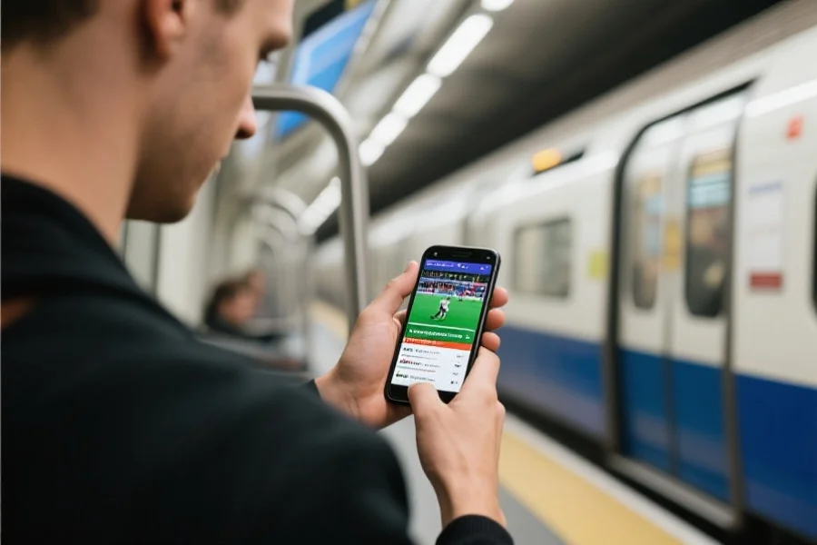 移动端体育赛事信息浏览场景